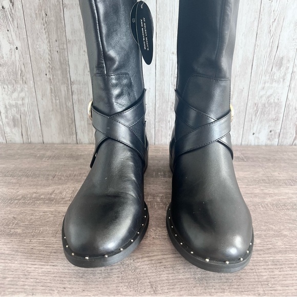 INC Women’s Tall Leather Riding Boots Size 7 - Picture 4 of 8